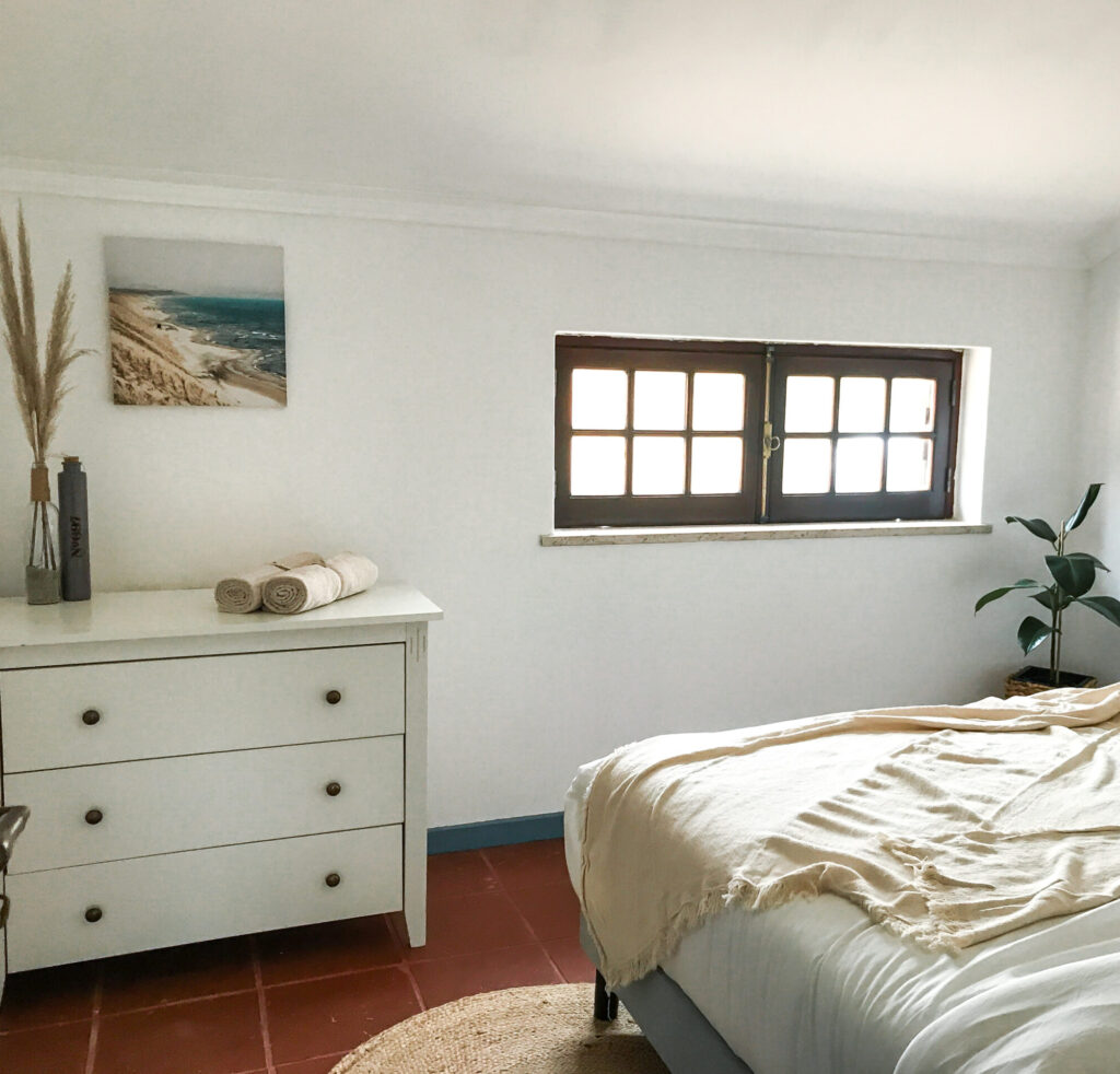 Double room at the Far End Surf House
